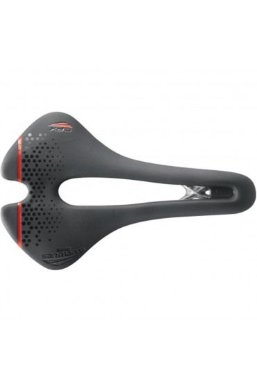 San Marco Aspide Racing White Narrow Open Bicycle Saddle