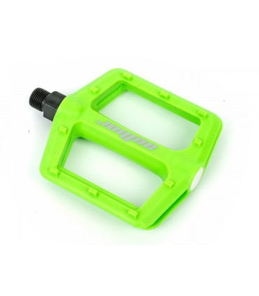 Author MTB Platform Pedals APD-F13 NYLON, Green Fluo