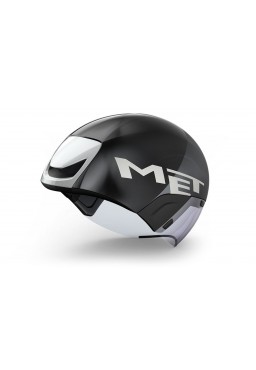 MET CODATRONCA aero helmet, black silver, size L