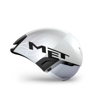 Kask MET CODATRONCA, biało-srebrny, rozmiar L