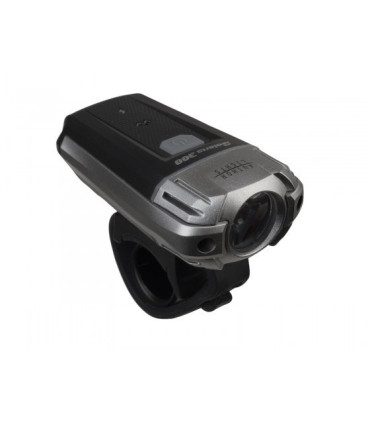 Lampa rowerowa przednia Author SOLARIS 300 lm USB, czarna