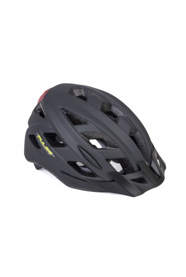 Kask rowerowy AUTHOR PULSE LED X8 niebieski fluo 58-61 (z lampką tylną)