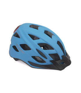 AUTHOR PULSE LED X8 bicycle helmet, blue neon, 58-61 cm