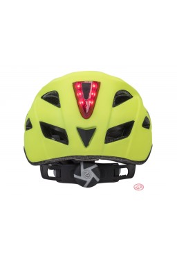 AUTHOR PULSE LED X8 bicycle helmet, yellow neon, 52-58 cm