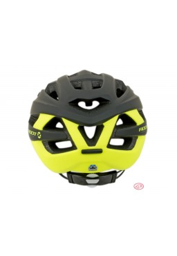 AUTHOR ROOT X0 bicycle helmet, Black Yellow Neon, 52-57 cm