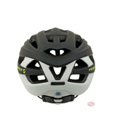 AUTHOR ROOT X0 bicycle helmet, Black Yellow Neon, 52-57 cm