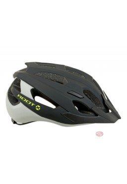 AUTHOR ROOT X0 bicycle helmet, Black Silver, 52-57 cm