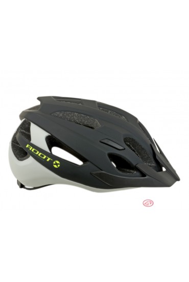 AUTHOR ROOT X0 bicycle helmet, Black Yellow Neon, 52-57 cm