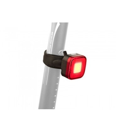 Author Rear Bicycle Light SQUARE USB 40 lm