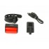Author Rear Bicycle Light SQUARE USB CobLed 100 lm