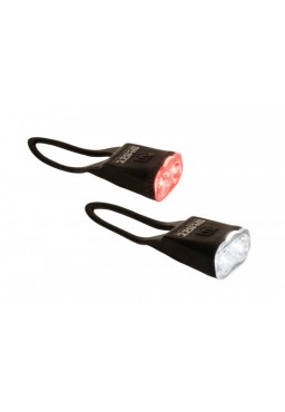Author Bicycle Light Set Shot Silicone (Front + Rear)