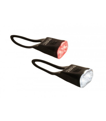 Author Bicycle Light Set Shot Silicone (Front + Rear)