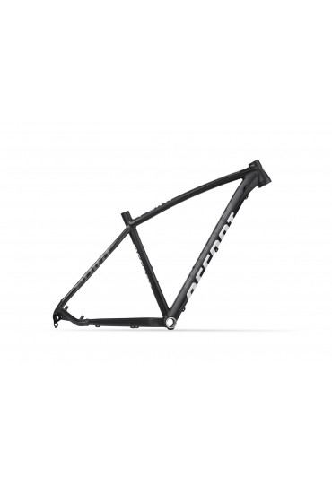 ACCENT Point MTB 29" bicycle frame black white, Size M, 142x12mm