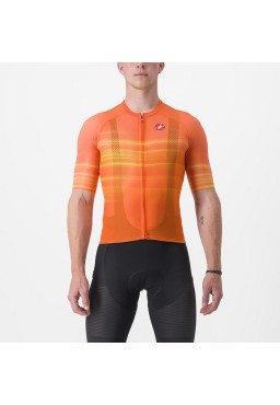 Koszulka kolarska CASTELLI Climber's 3.0 SL, brilliant orange, rozmiar M