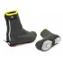 Author Shoe Cover RAINPROOF, Black-Yellow, 40-42