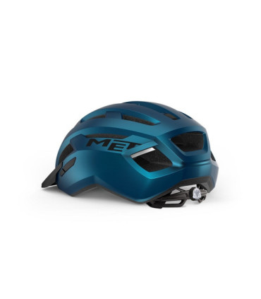 MET ALLROAD bicycle helmet, blue metallic matt, size L