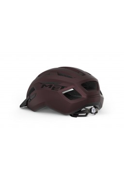 MET ALLROAD bicycle helmet, burgundy matt, size L