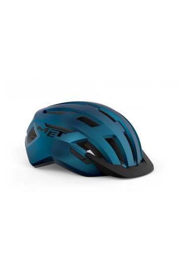 MET ALLROAD bicycle helmet, blue metallic matt, size L