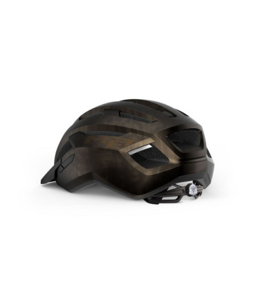 MET ALLROAD bicycle helmet, blue metallic matt, size L