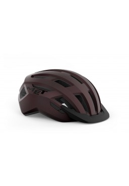 MET ALLROAD bicycle helmet, burgundy matt, size M