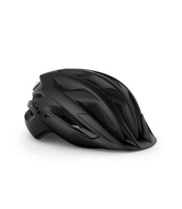 MET CROSSOVER II bicycle helmet, black matt, size M