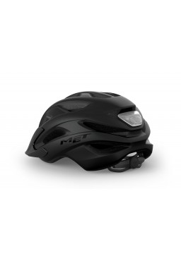 MET CROSSOVER bicycle helmet, black matt, size M