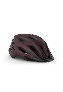 MET CROSSOVER II bicycle helmet, burgundy matt, size M