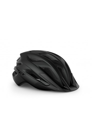 MET CROSSOVER II bicycle helmet, black matt, size M