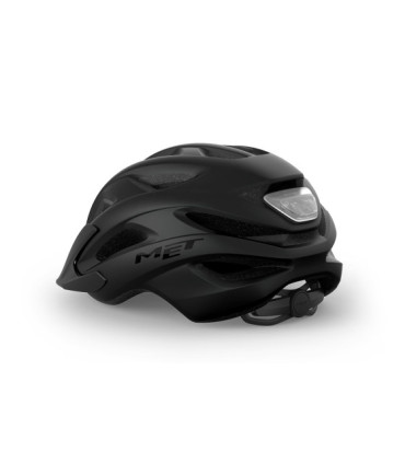 MET CROSSOVER II bicycle helmet, black matt, size M