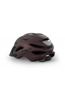 Kask rowerowy MET CROSSOVER II, burgundy matt, rozmiar XL