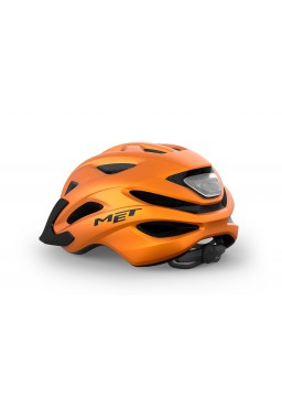 MET CROSSOVER II bicycle helmet, orange matt, size XL