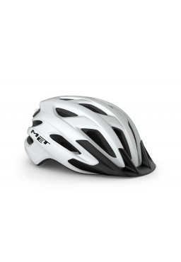 Kask rowerowy MET CROSSOVER II, white matt, rozmiar XL