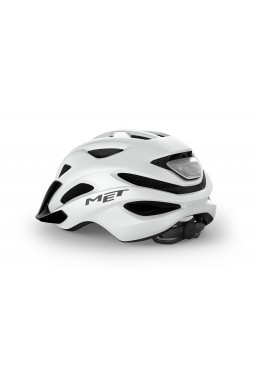 MET CROSSOVER II bicycle helmet, white matt, size XL
