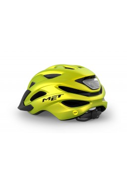 MET CROSSOVER II MIPS bicycle helmet, lime yellow metallic matt, size XL