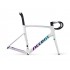 ACCENT Cyclone Carbon Disc Road Bike Frame (frame, fork, handlebar, seatpost, seat clamp, headset) pearl white, Size XS (47 cm)