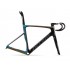 ACCENT Cyclone Carbon Disc Road Bike Frame (frame, fork, handlebar, seatpost, seat clamp, headset) fresh white, Size XS