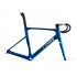 ACCENT Cyclone Carbon Disc Road Bike Frame (frame, fork, handlebar, seatpost, seat clamp, headset) cosmic black, Size XS