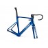 ACCENT Cyclone Carbon Disc Road Bike Frame (frame, fork, handlebar, seatpost, seat clamp, headset) cosmic black, Size XS