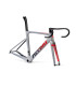 ACCENT Cyclone Carbon Disc Road Bike Frame (frame, fork, handlebar, seatpost, seat clamp, headset), ocean blue, Size XS