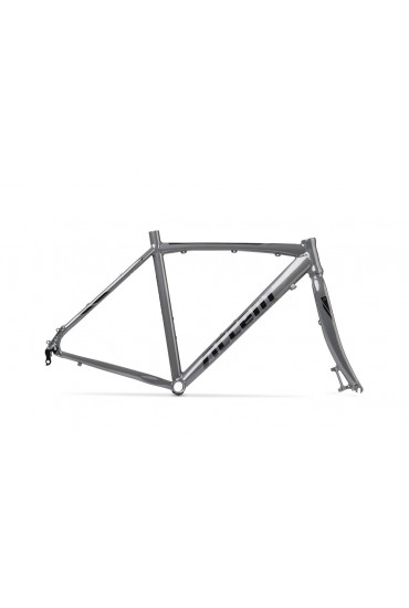 Rama gravel ACCENT FALCON czarno-grafitowa (rama, widelec, stery), rozmiar XS (50 cm)