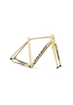 Rama gravel ACCENT FURIOUS PRO desert camo (rama, widelec karbonowy, stery), 142x12mm, 100x12mm, rozmiar XS