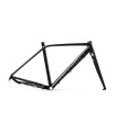 Rama gravel ACCENT FURIOUS PRO, black camo (rama, widelec karbonowy, stery), 142x12mm, 100x12mm, rozmiar M