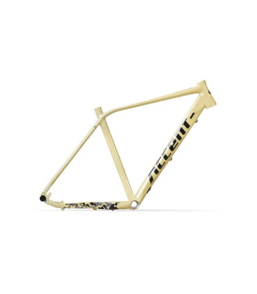 ACCENT FURIOUS PRO Gravel Bike Frame (Frame+Fork+Headset), 142x12mm, 100x12mm, desert camo, Size XS