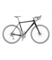Rama rowerowa Author AURA XR6 560 czarna mat (z widelcem)
