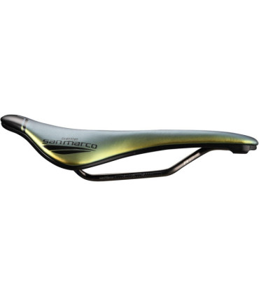San Marco SHORTFIT 2.0 RACING WIDE OPEN saddle, Iridescent Gold