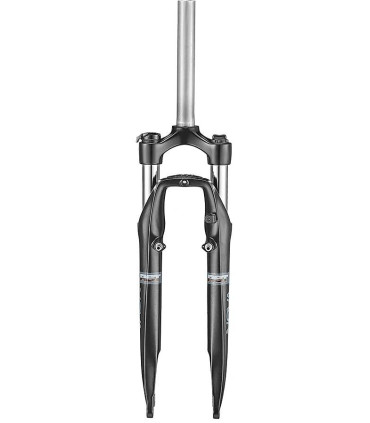 Widelec ACCENT trekingowy 1-1/8" 700C, czarny, stalowy