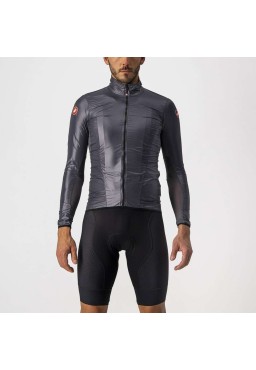 Castelli Aria Shell cycling jacket,  dark gray, M