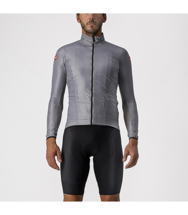 Castelli Aria Shell cycling jacket,  dark gray, L
