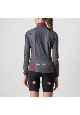 Castelli Aria Shell W cycling women's jacket,  dark gray, L