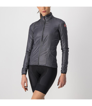 Castelli Aria Shell cycling jacket,  dark gray, L
